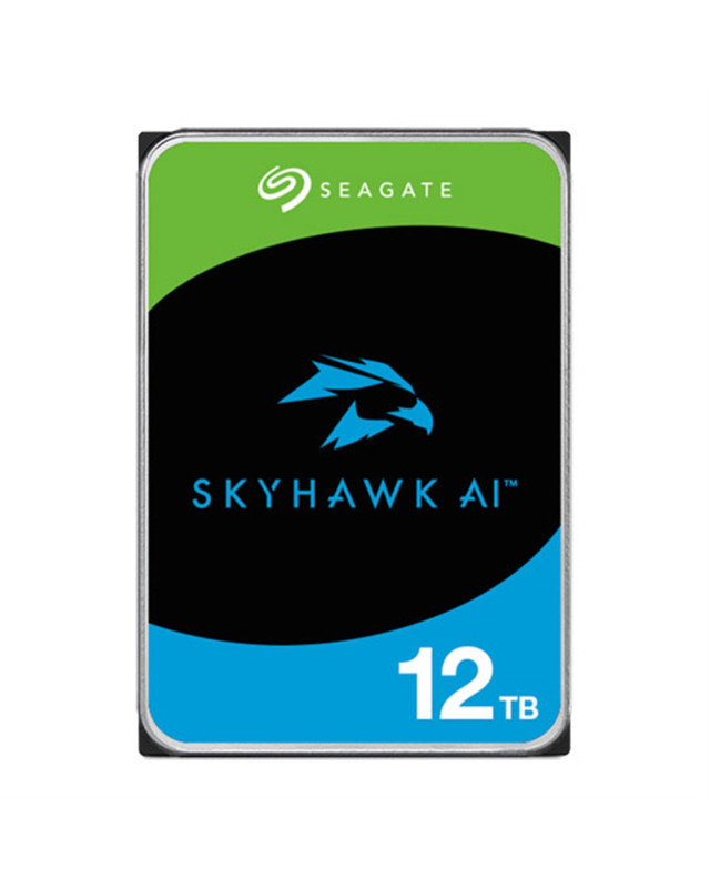 Seagate 3.5", 12TB, SATA3, SkyHawk AI Surveillance Hard Drive, 512MB Cache, 24/7