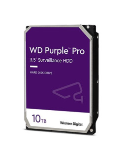 WD 3.5", 10TB, SATA3, Purple Pro Surveillance Hard Drive, 7200RPM, 256MB Cache, OEM