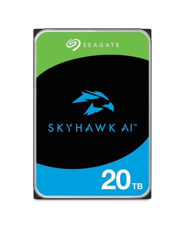 Seagate 3.5", 20TB, SATA3, SkyHawk AI Surveillance Hard Drive, 512MB Cache, 24/7
