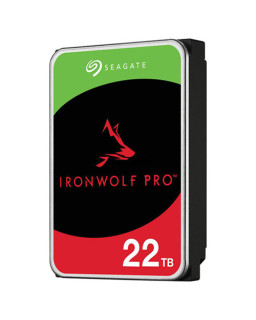 Seagate 3.5", 22TB, SATA3, IronWolf Pro NAS Hard Drive, 7200RPM, 512MB Cache, CMR, OEM