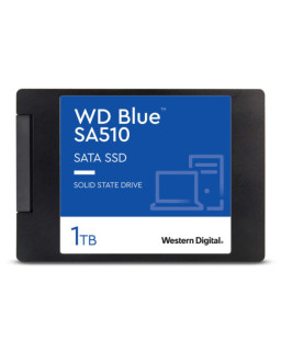 WD 1TB Blue SA510 G3 SSD, 2.5", SATA3, R/W 560/520 MB/s, 90K/82K IOPS, 7mm