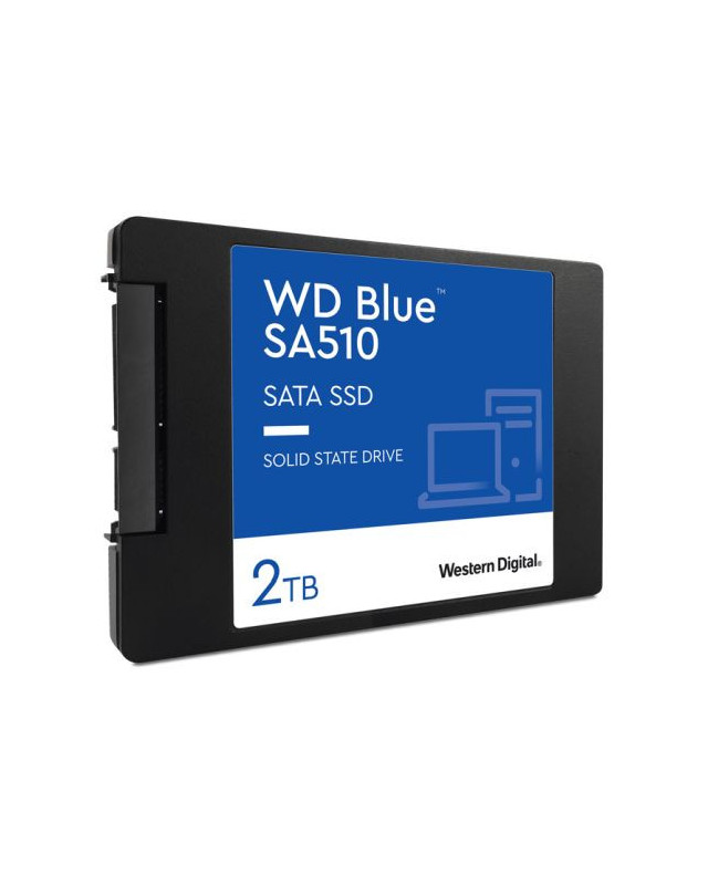 WD 2TB Blue SA510 G3 SSD, 2.5", SATA3, R/W 560/520 MB/s, 87K/83K IOPS, 7mm