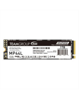 Team 1TB MP44L M.2 NVMe Gen4 SSD, M.2 2280, PCIe4, R/W 5000/4500 MB/s, Heat Dissipating Graphene Label