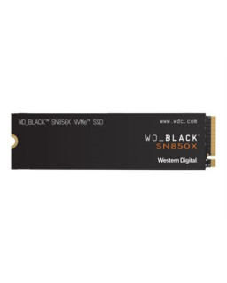 WD 1TB Black SN850X M.2 NVMe SSD, M.2 2280, PCIe4, TLC 3D NAND, R/W 7300/6300 MB/s, 800K/1,100K IOPS, No Heatsink