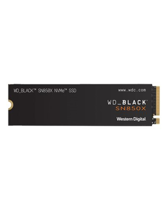 WD 1TB Black SN850X M.2 NVMe SSD, M.2 2280, PCIe4, TLC 3D NAND, R/W 7300/6300 MB/s, 800K/1,100K IOPS, No Heatsink