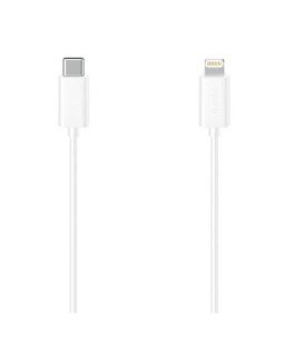 Hama Charging/Data USB-C to Lightning Cable, 480Mbps, 1.5 Metre, White, MFI Certified