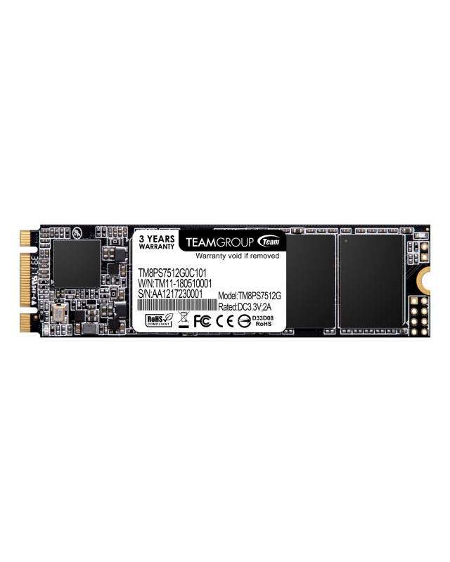 Team 512GB MS30 M.2 SATA SSD, M.2 2280, SATA3, R/W 530/430 MB/s