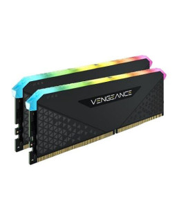 Corsair Vengeance RGB RS 16GB Memory Kit (2 x 8GB), DDR4, 3200MHz, CL16, XMP 2.0, 6 LEDs, Black, DIMM Memory
