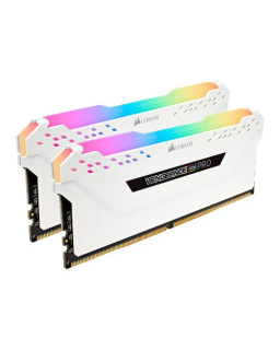 Corsair Vengeance RGB Pro 16GB Kit (2 x 8GB), DDR4, 3200MHz (PC4-25600), CL16, XMP 2.0, White
