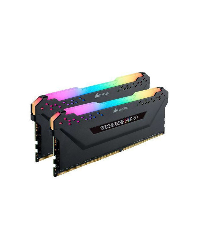 Corsair Vengeance RGB Pro 16GB Kit (2 x 8GB), DDR4, 3600MHz (PC4-28800), CL18, XMP 2.0, Ryzen Optimised, Black