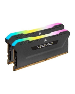 Corsair Vengeance RGB Pro SL 32GB Memory Kit (2 x 16GB), DDR4, 3200MHz (PC4-25600), CL16, XMP 2.0, Black