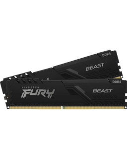Kingston Fury Beast 64GB Kit (2 x 32GB), DDR4, 3200MHz (PC4-25600), CL16, XMP, DIMM Memory