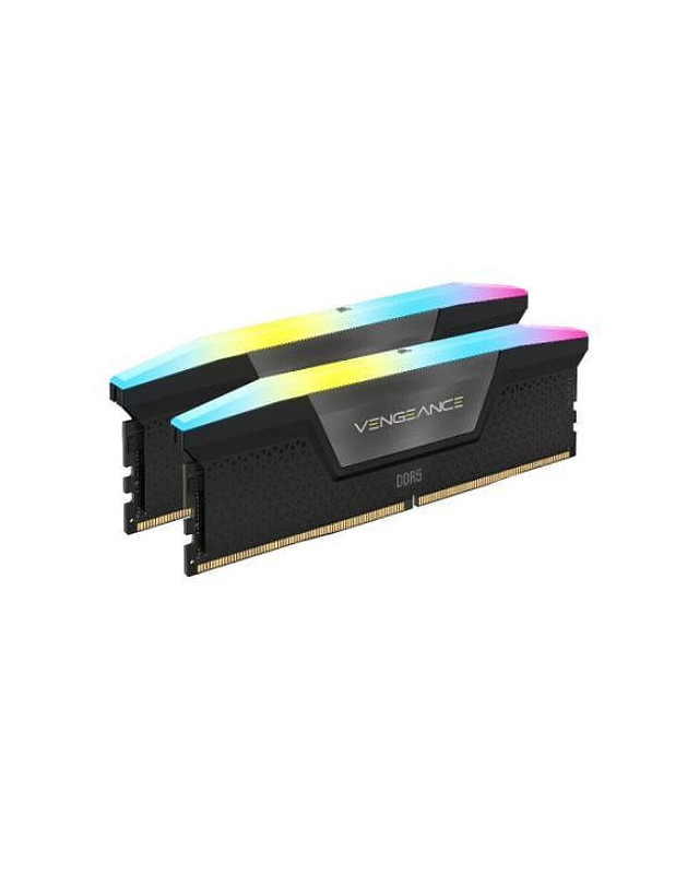 Corsair Vengeance RGB 32GB Kit (2 x 16GB), DDR5, 6000MHz (PC5-48000), CL36, 1.4V, XMP 3.0, PMIC, Black, DIMM Memory