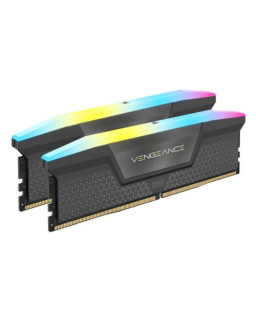Corsair Vengeance RGB 32GB Kit (2 x 16GB), DDR5, 6000MHz (PC5-48000), CL36, 1.35V, PMIC, AMD EXPO & Intel XMP 3.0, Black, DIMM Memory