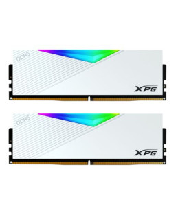 ADATA XPG Lancer RGB 32GB Kit (2 x 16GB), DDR5, 6400MHz, CL32, 1.4V, ECC, AMD EXPO & Intel XMP 3.0, PMIC, DIMM Memory, White