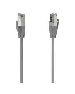 Hama CAT5e Patch Cable, F/UTP Shielded, 20 Metres, Grey