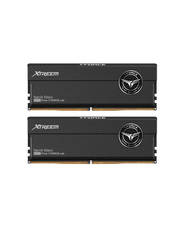 Team T-Force Xtreem 48GB Kit (2 x 24GB), DDR5, 7600MHz (PC5-60800), CL36, ECC, AMD EXPO & Intel XMP 3.0, PMIC, DIMM Memory, Black