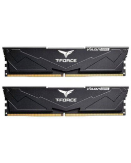 Team T-Force Vulcan 32GB Kit (2 x 16GB), DDR5, 6000MHz (PC5-48000), CL38, ECC, AMD EXPO & Intel XMP 3.0, PMIC, DIMM Memory, Black