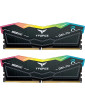 Team T-Force Delta RGB 32GB Kit (2 x 16GB), DDR5, 6000MHz (PC5-48000), CL38, ECC, AMD EXPO & XMP 3.0, PMIC, DIMM Memory, Black