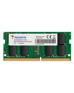 ADATA Premier 8GB, DDR4, 2666MHz (PC4-21300), CL19, SODIMM Memory, 1024x8