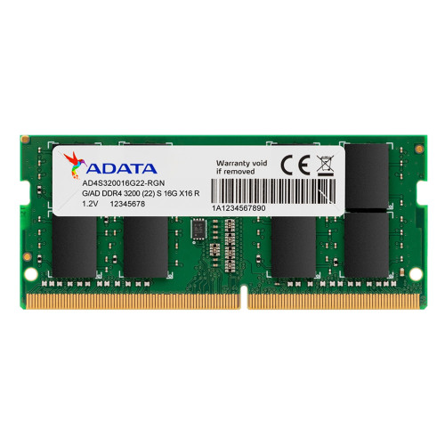 ADATA Premier 16GB, DDR4, 3200MHz (PC4-25600), CL22, SODIMM Memory