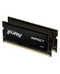Kingston Fury Impact 32GB Kit (2 x 16GB), DDR4, 3200MHz (PC4-25600), CL20, XMP, SODIMM Memory
