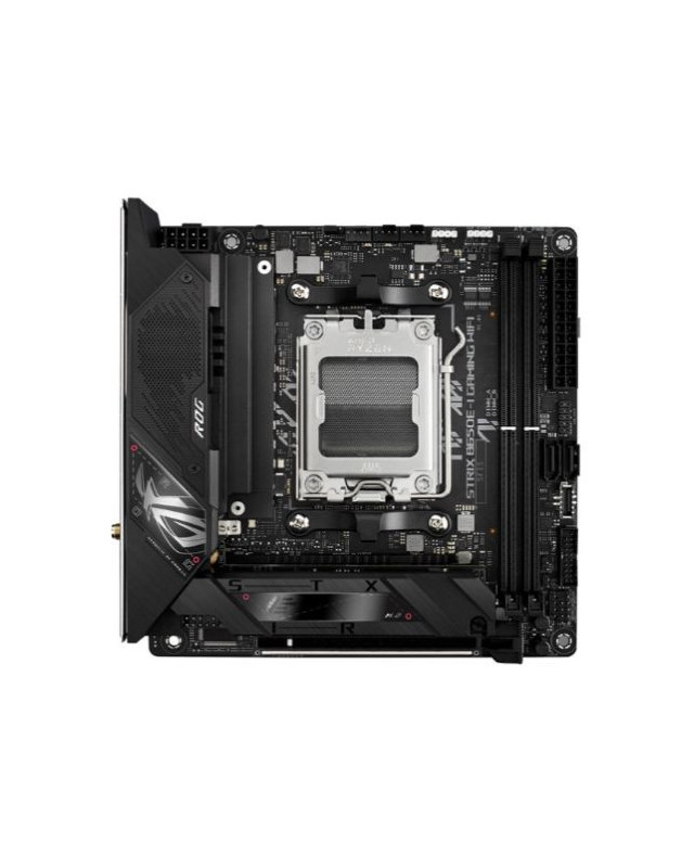 Asus ROG STRIX B650E-I GAMING WIFI, AMD B650, AM5, Mini ITX, 2 DDR5, HDMI, DP Alt Mode, Wi-Fi 6E, 2.5G LAN, PCIe5, 2x M.2