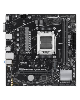Asus PRIME A620M-K, AMD A620, AM5, Micro ATX, 2 DDR5, VGA, HDMI, GB LAN, PCIe4, 1x M.2