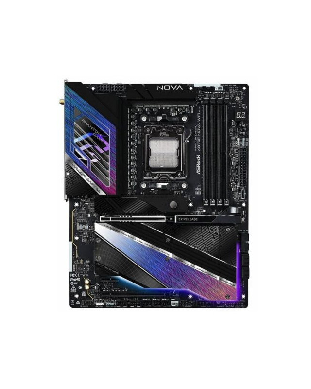 Asrock X870E NOVA WIFI, AMD X870E, AM5, ATX, 4 DDR5, HDMI, 2 USB4, Wi-Fi 7, 5G LAN, RGB, 5x M.2