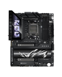 Asus ROG CROSSHAIR X870E HERO, AMD X870E, AM5, ATX, 4 DDR5, HDMI, 2 USB4, Wi-Fi 7, 5G & 2.5G LAN, PD 60W, RGB, 5x M.2