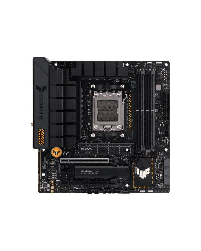Asus TUF GAMING B650M-PLUS WIFI, AMD B650, AM5, Micro ATX, 4 DDR5, HDMI, DP, Wi-Fi 6, 2.5G LAN, PCIe4, 2x M.2
