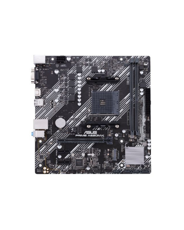 Asus PRIME A520M-K, AMD A520, AM4, Micro ATX, 2 DDR4, VGA, HDMI, M.2