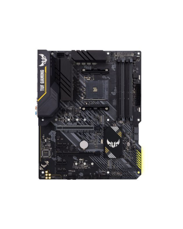 Asus TUF GAMING B450-PLUS II, AMD B450, AM4, ATX, 4 DDR4, XFire, HDMI, DP, RGB Lighting, M.2
