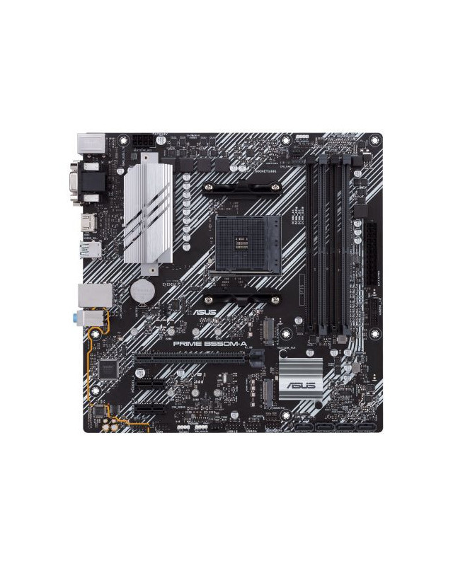 Asus PRIME B550M-A/CSM - Corporate Stable Model, AMD B550, AM4, Micro ATX, 4 DDR4, VGA, DVI, HDMI, PCIe4, 2x M.2