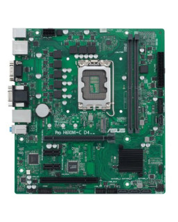 Asus PRO H610M-C D4-CSM - Corporate Stable Model, Intel H610, 1700, Micro ATX, 2 DDR4, VGA, HDMI, DP, PCIe4, 1x M.2