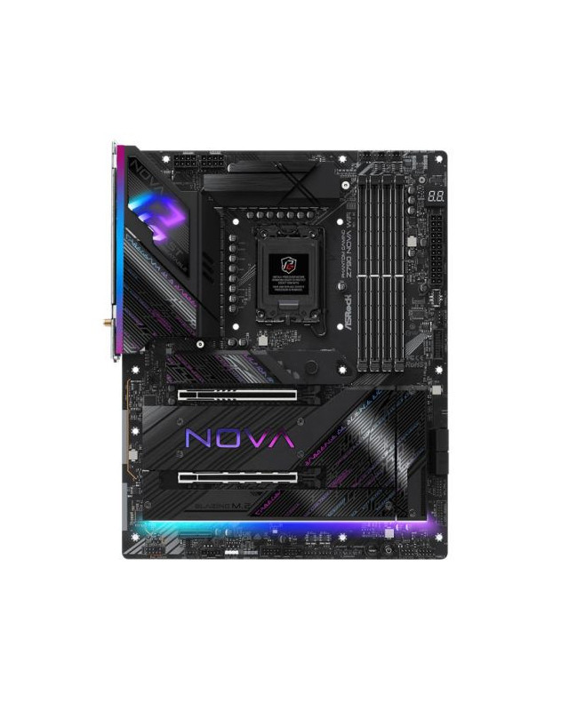Asrock Z790 NOVA WIFI, Intel Z790, 1700, ATX, 4 DDR5, HDMI, DP, Wi-Fi 7, 2.5G LAN, PCIe5, RGB, 6x M.2