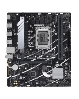 Asus PRIME B760M-R D4, Intel B760, 1700, Micro ATX, 2 DDR4, HDMI, 2.5G LAN, PCIe4, 2x M.2