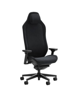Fractal Design Refine Alcantara Dark Gaming Chair, Synchro-Tilt, Memory Foam Headrest, Padded 4D Armrests, Adaptable Support