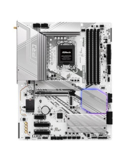 Asrock Z890 PRO RS WIFI WHITE, Intel Z890, 1851, ATX, 4 DDR5, HDMI, DP, 2 TB4, Wi-Fi 6E, 2.5G LAN, RGB, 4x M.2
