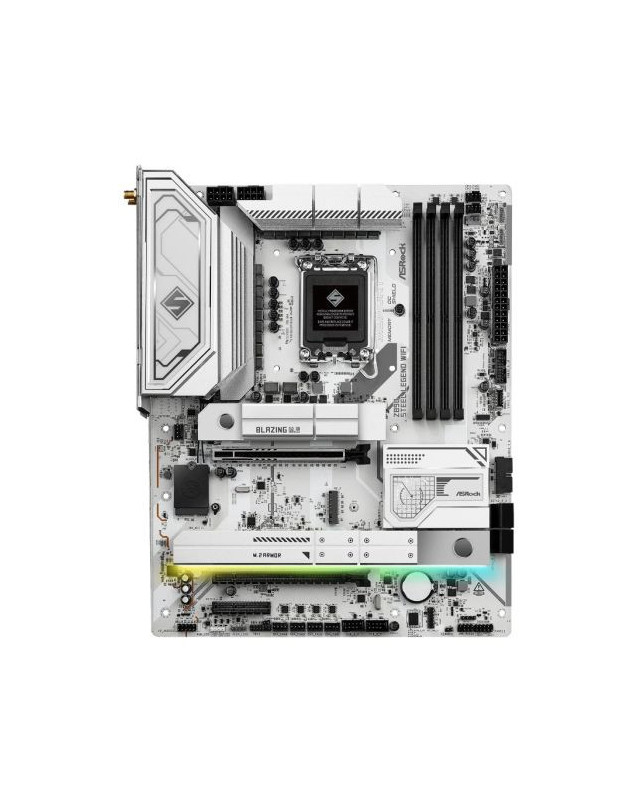 Asrock Z890 STEEL LEGEND WIFI, Intel Z890, 1851, ATX, 4 DDR5, HDMI, 2 TB4, Wi-Fi 7, 2.5G LAN, RGB, 4x M.2