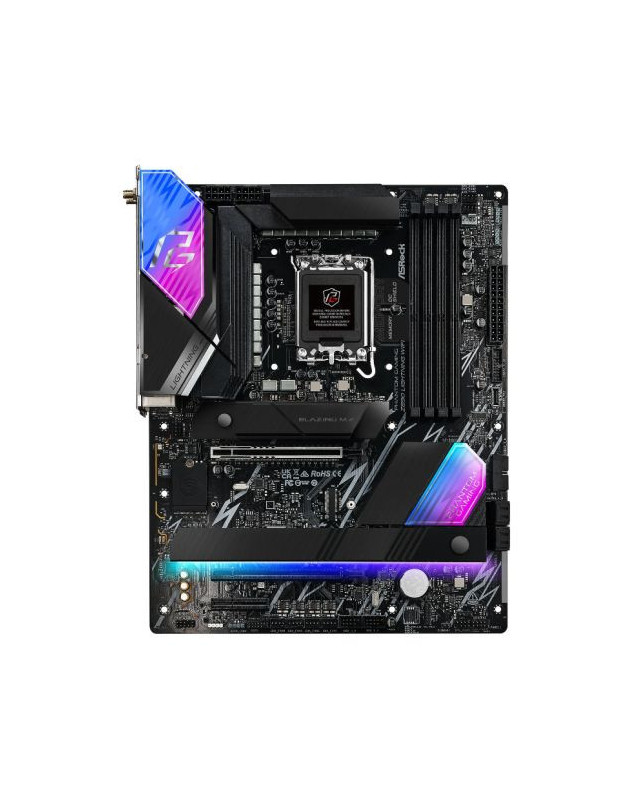 Asrock Z890 LIGHTNING WIFI, Intel Z890, 1851, ATX, 4 DDR5, HDMI, 2 TB4, Wi-Fi 7, 2.5G LAN, RGB, 4x M.2