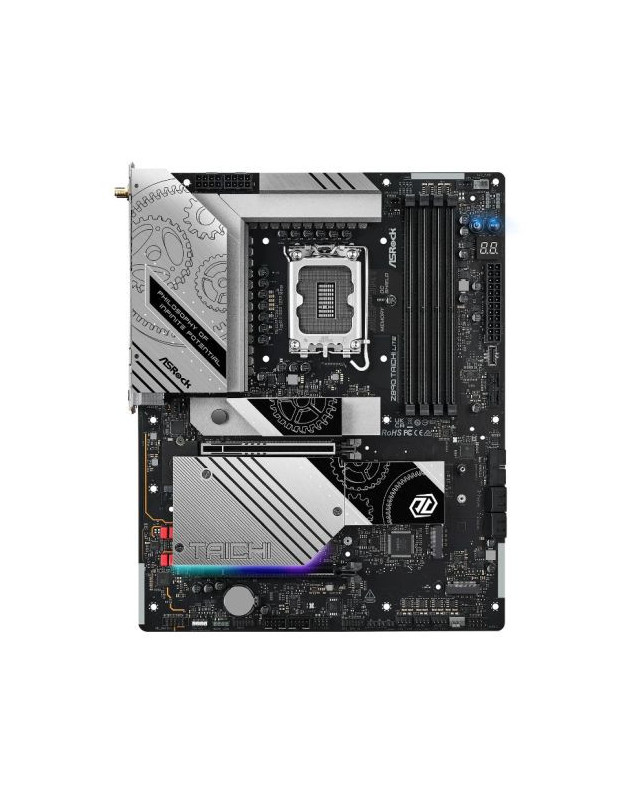 Asrock Z890 TAICHI LITE, Intel Z890, 1851, ATX, 4 DDR5, HDMI, 2 TB4, Wi-Fi 7, 5G & 2.5G LAN, RGB, 6x M.2