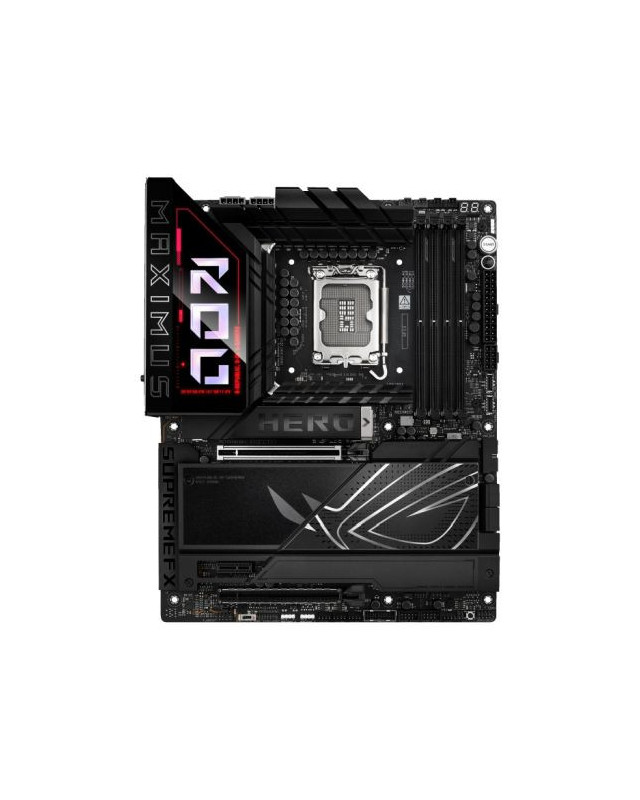 Asus ROG MAXIMUS Z890 HERO, Intel Z890, 1851, ATX, 4 DDR5, HDMI, 2 TB4, Wi-Fi 7, 5G & 2.5G LAN, PD 60W, RGB, 6x M.2