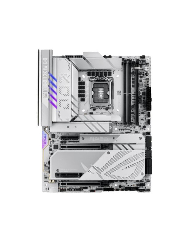 Asus ROG MAXIMUS Z890 APEX, Intel Z890, 1851, ATX, 2 DDR5, 2 TB4, Wi-Fi 7, 5G LAN, PD 60W, ROG DIMM.2 Card, RGB, 6x M.2