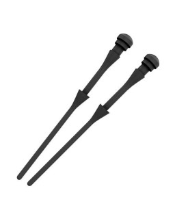 Akasa Black Rubber Case Fan Pins, Anti-Vibration & Resonance, 60-Pack