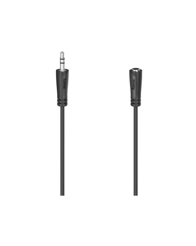 Hama 3.5mm Jack Stereo Cable, Male to Female, 3 Metre