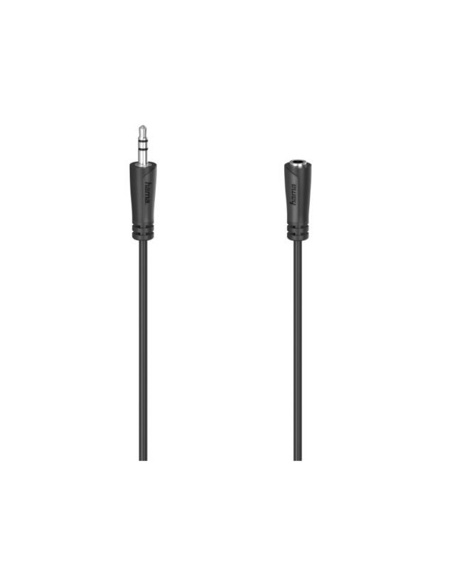 Hama 3.5mm Jack Stereo Cable, Male to Female, 5 Metre