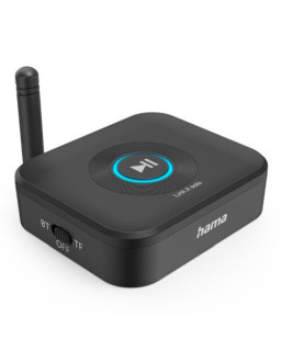 Hama (Link.it solo) Bluetooth Audio Adapter, Retrofit Bluetooth to Old Stereo Systems via 3.5mm Jack, microSD Slot
