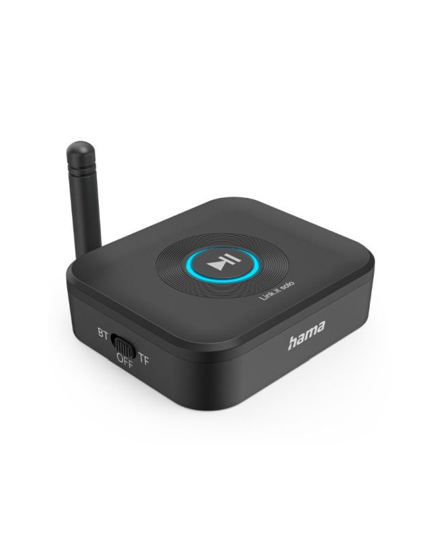 Hama (Link.it solo) Bluetooth Audio Adapter, Retrofit Bluetooth to Old Stereo Systems via 3.5mm Jack, microSD Slot