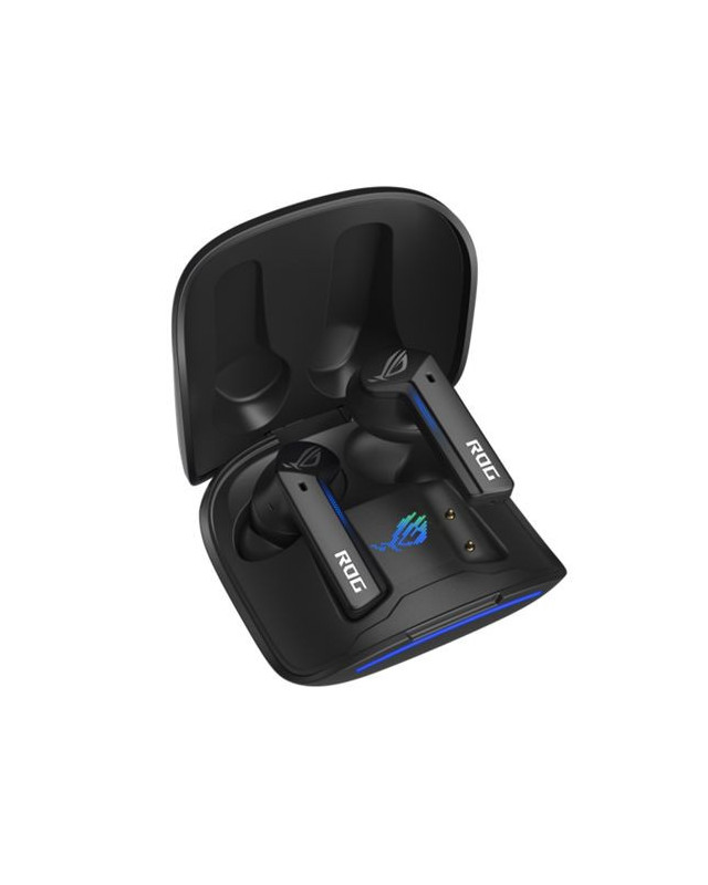 Asus ROG Cetra True Wireless Earphones, Active Noise Cancellation, Ambient Mode, Charging Case, Water Resistant, Touch Controls, LED Lighting